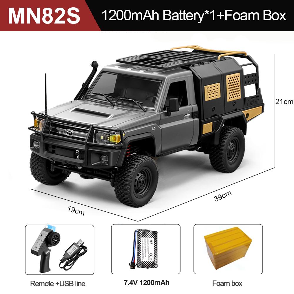 

RC Тралер MN82S 1/12 Повний Розмір RC Пікап LC79 Короткий Вантажівка 4WD Пульт Дистанційного Керування Автомобіль для Лазіння Позашляховик Іграшки для Дітей Дорослих Подарунки