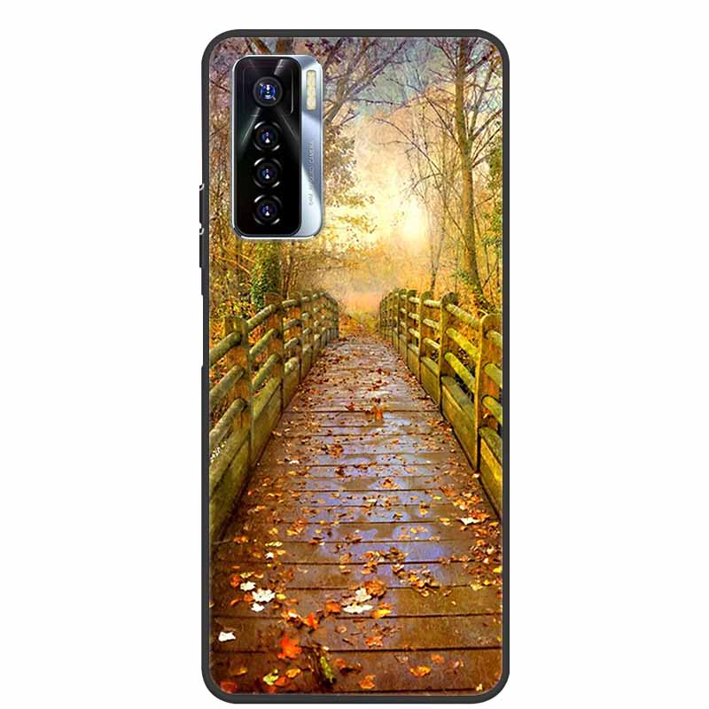 For Tecno Camon 17 Pro Case Soft Silicone Fundas Back Cover For Tecno Camon 17P 2021 Phone Case Camon17 Pro 6.8 inch TPU Cover