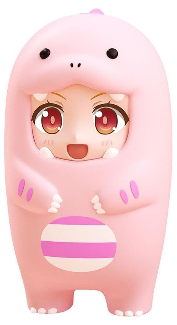 

Nendoroid More Kigurumi Face Parts Case ABS Painted Complete Parts Case Pink [Pink Kyoryu] Non-scale