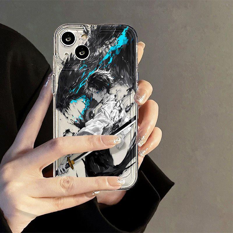 Ink and Wash Wind B Bone Worry Too Applicable iPhone17promax Apple 15 Mobile Phone Case 14/15 Transparent 16 All-inclusive X