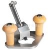 Compact Manual Router Plane with Adjustable Blades for Precision Woodworking and Carpentry Tasks
