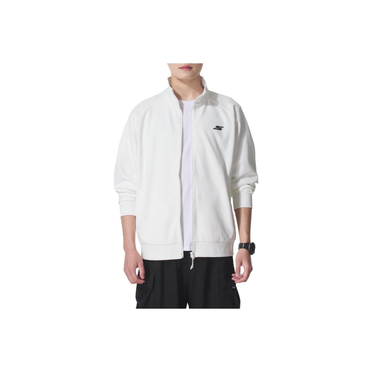 Skechers Fashion Sports Series Multi-Pocket Knitted Zip-Up Stand Collar Jacket Unisex jackets P225U135-0019 XS