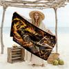 Mortal Kombat Scorpion vs Sub?Zero beach towel Foldable changing privacy cover Vibrant Pattern Best for Christmas