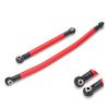Aluminum Alloy Steering Link Linkage Tie Rod Kit for Axial Scx10 90046 90047 RC CarRed