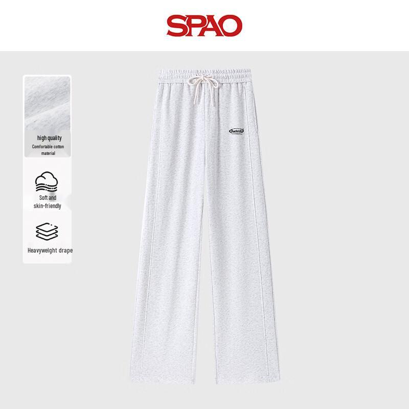 

Женские драпированные широкие спортивные брюки свободного кроя SPAO M