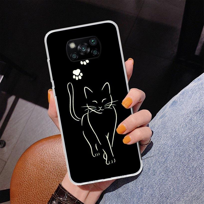 Cat Footprint Funny Paw Cute Phone Case For Xiaomi Poco X7 X6 X5 Pro F7 Ultra Redmi 15C 15 13C 13 12C 12 10 10A 10C 9 9A 9C 9T C