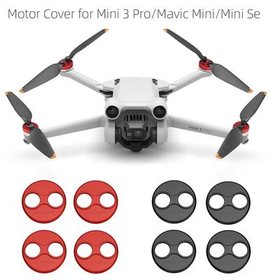 4 Pièces Alliage d'Aluminium Bouchon de Moteur Couvercle de Moteur Moteur Empêche Hélice Rayure Pour Mini 3 Pro / Mavic Mini / SE Accessoires Drone