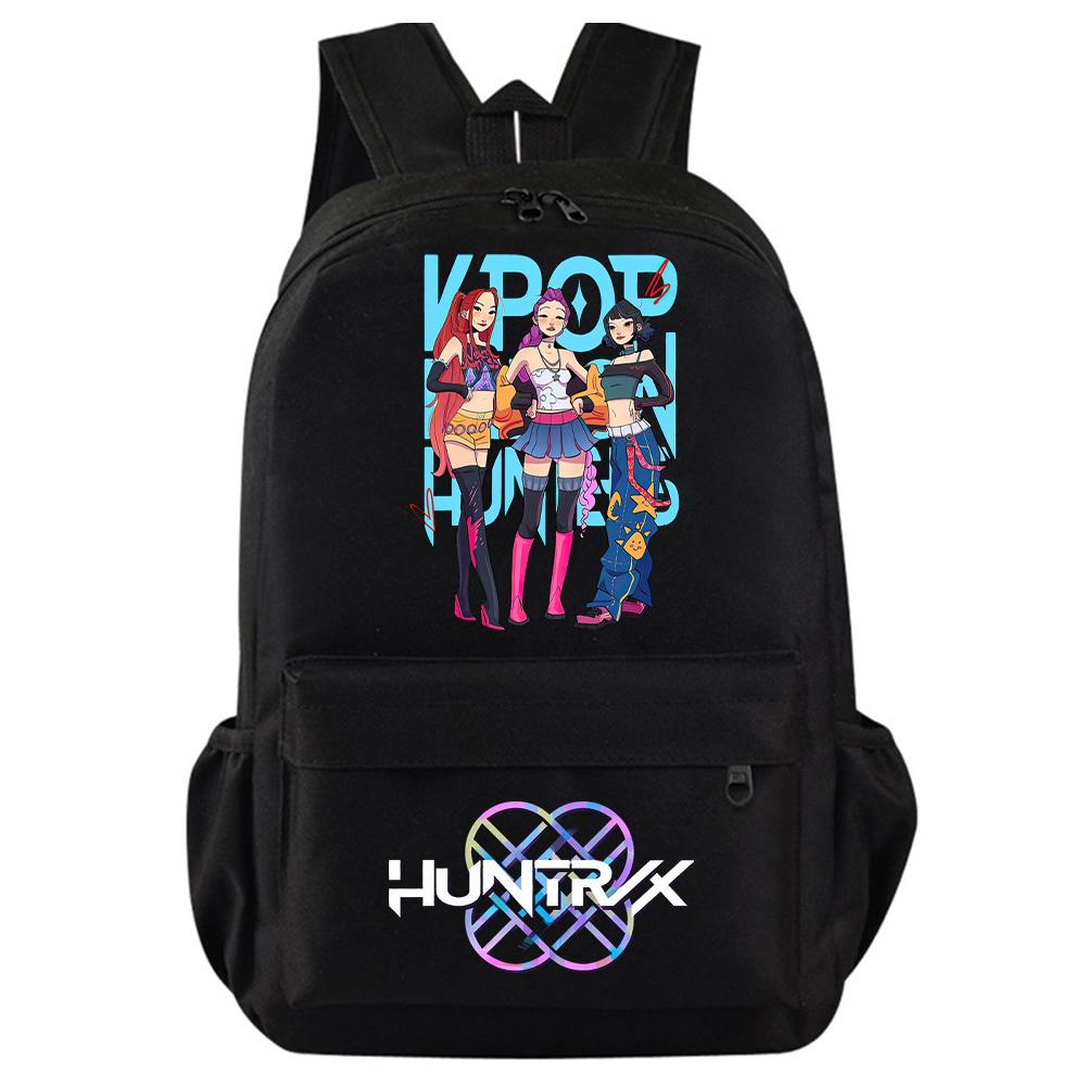 Kpop Dämonenjäger Bedruckter Rucksack für Teenager Studenten Mädchen Jungen Schultasche Schultasche Damen Große Kapazität Reisetasche Kindergeschenk Rucksack