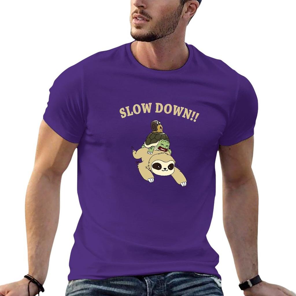 Slow Down TShirt tshirts man heavyweight t shirts oversized t shirts designer t shirt men