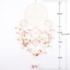5 Rings Feather Dream Catcher Home Wall Hanging Decoration Ornament Craft Gift