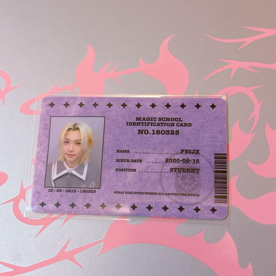 

[USED] Stray Kids Fan Meeting STAYZONE Felix Trading Card 4th Season Magic School