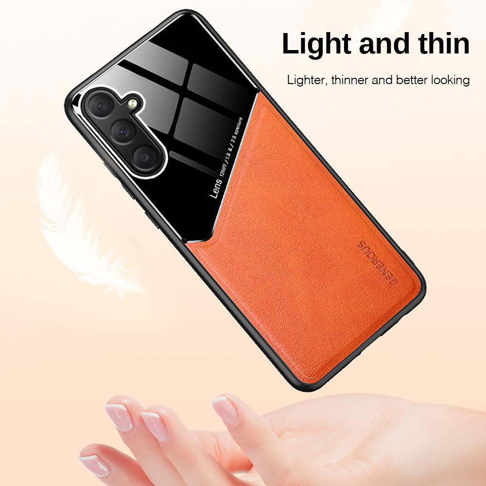 Samung A15 4G Case Leather Magnetic Back Cover For Samsung Galaxy A15 A25 A35 A55 5G A 15 25 35 55  TPU Frame Protect Fundas