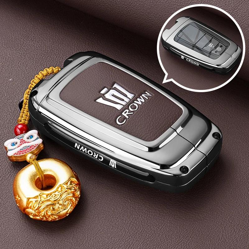 ANW1 2024 Toyota Crown Land Cruiser Key Set 14th Generation Special Product 13 Luxury Edition Automotive Parts 12 Buckle Case for Men