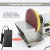 Electric Rotary Polisher Table Disc Sander with 7 Variable Speed 20 Pieces 3-Inch Sanding Discs for