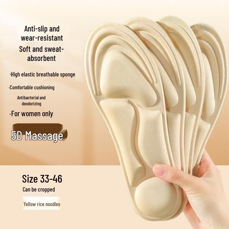 5D Rebound Unisex Insole - Comfortable, Breathable, and Anti-Fatigue for All Seasons