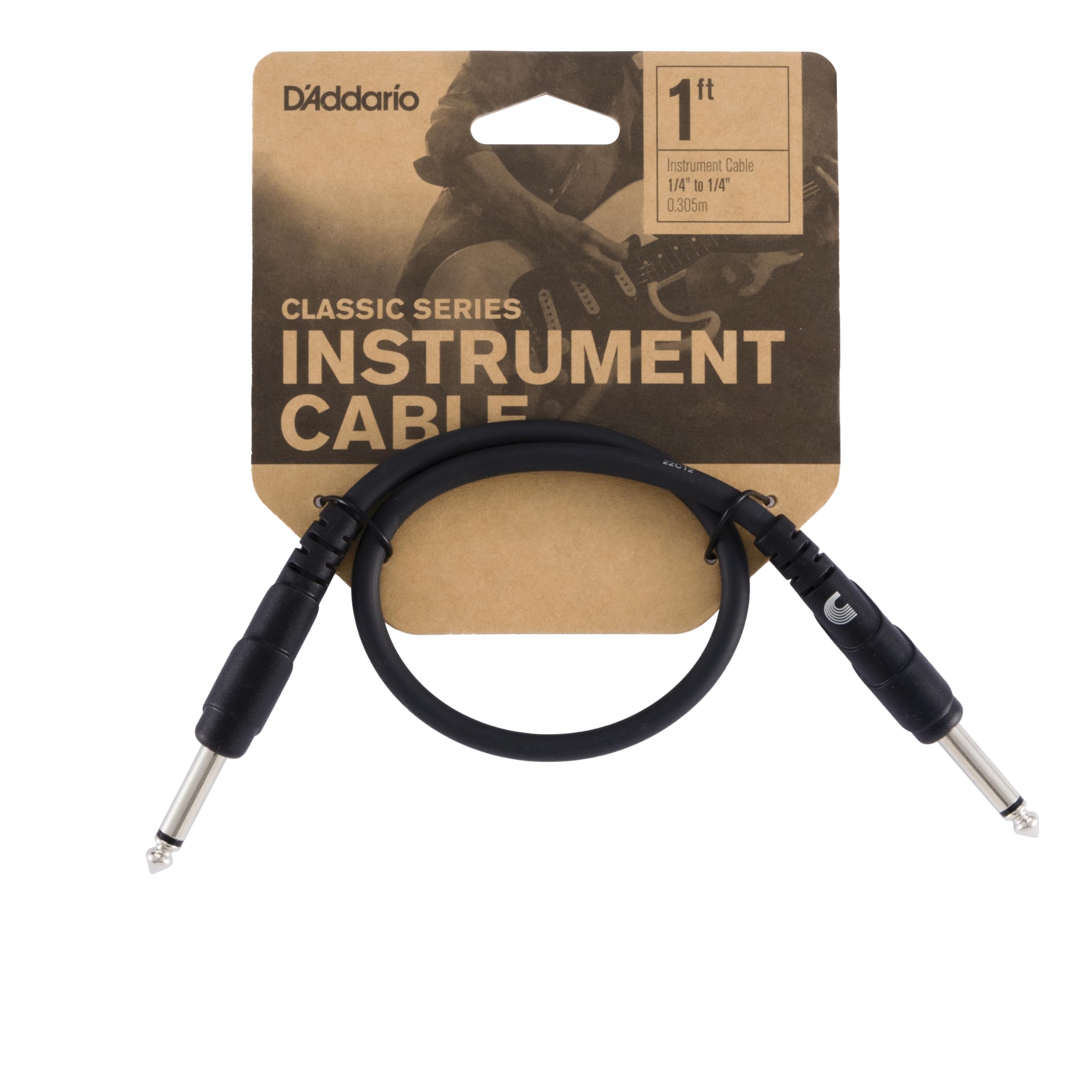 

D Addario Classic Series Patch Cable PW-CGTP-01 (30cm S-S)