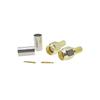 Gold-Plated All-Copper SMA Male Crimp Connector for 50-3/RG58/LMR195/RG142 Cable