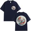 Japanese Koi Carp Fish Sakura Art Tokyo Style T Shirt Unisex Women Fashion Harajuku Vintage Tshirt Oversized Cotton Casual Tees