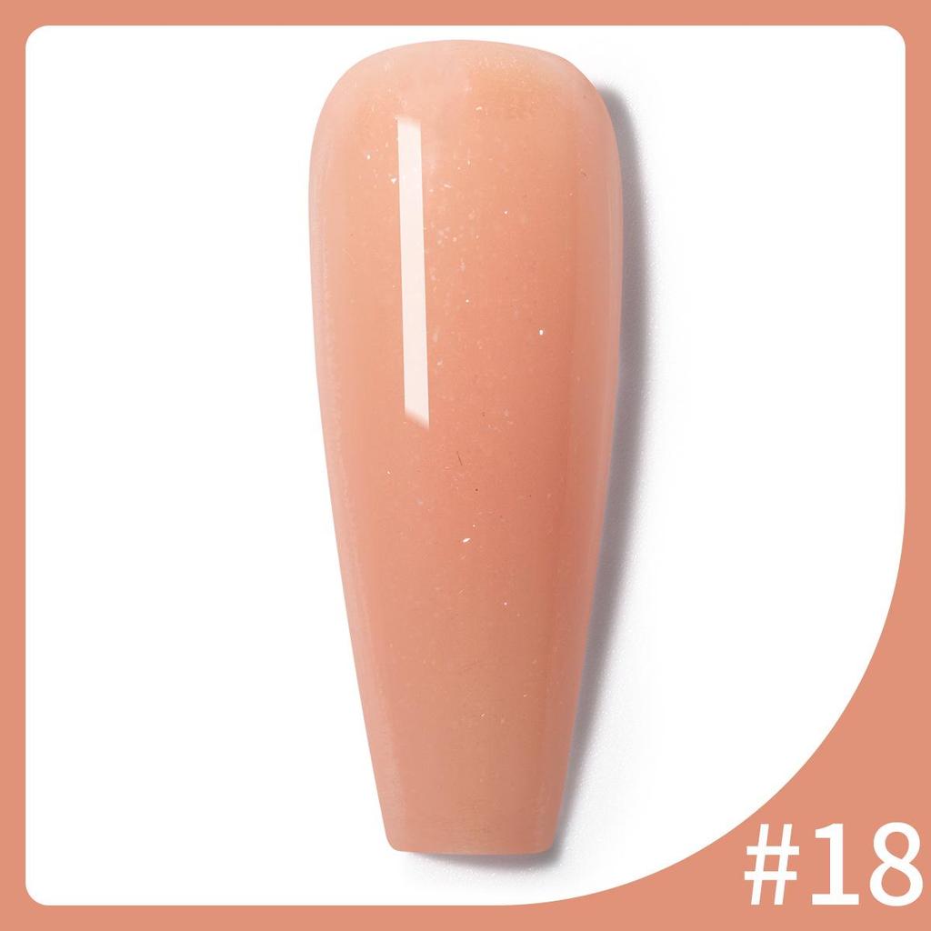 Nail Extension Gel Set: 24 Fine Glitter Colors for Phototherapy & Crystal Nails