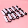 2pcs Unisex Black Nail  With Handle Sheep Horn Frosted Brush, Toenail Cleaning Brush, Nail Care Tool