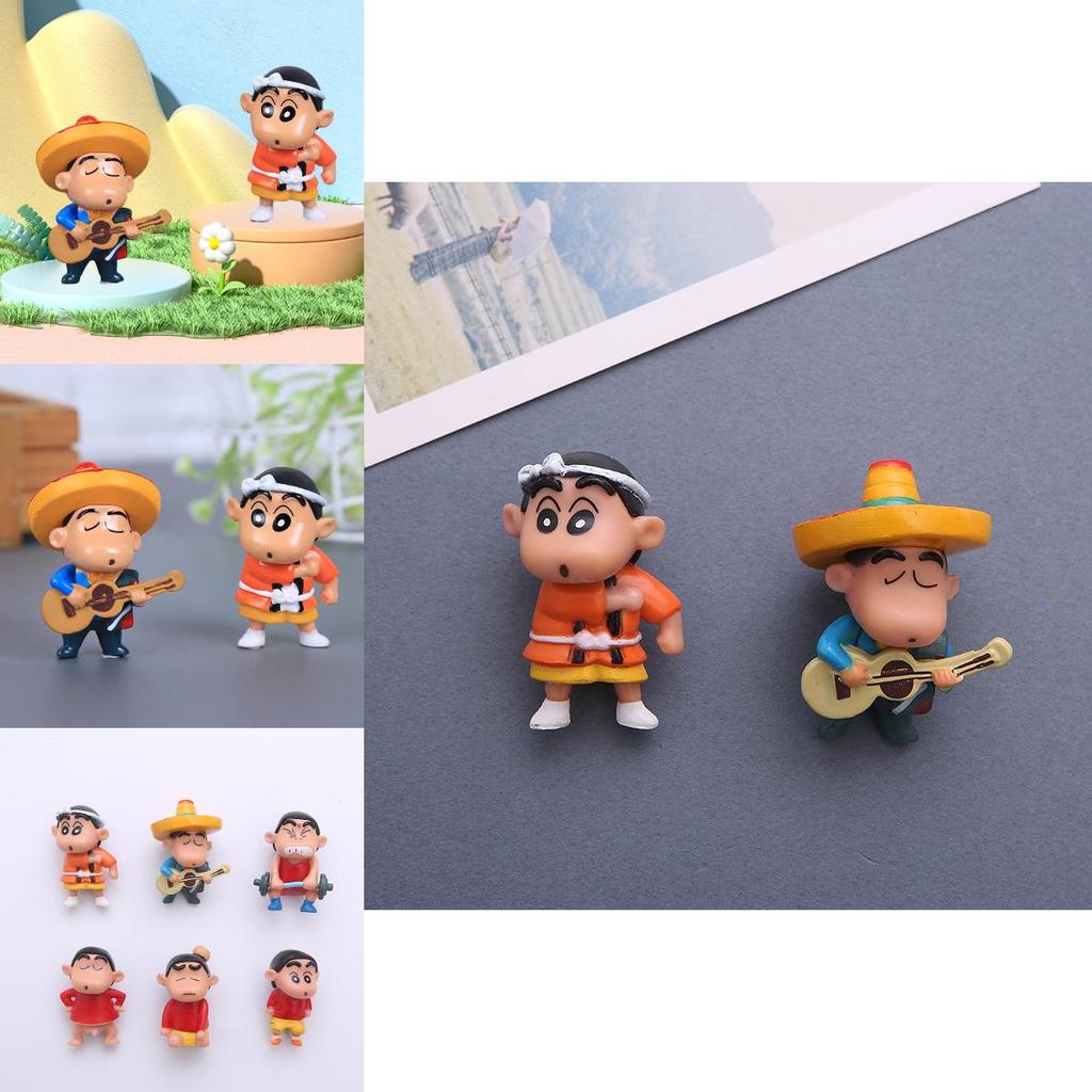 Adorable Crayon Shin Chan Pvc Figure Collectible For Kids Birthday Gift Decoration