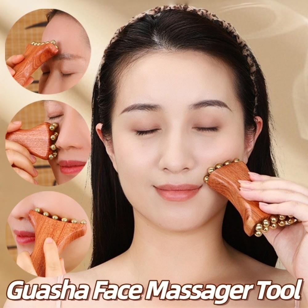 Reduce Puffiness Rosewood Massager Natural Material Guasha Face Massager Tool  Eye SPA