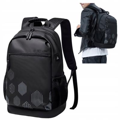 Black Youth School Backpack with a Laptop Compartment, 20 L, Ideal for School and University. Arctic Hunter B00489 Black.