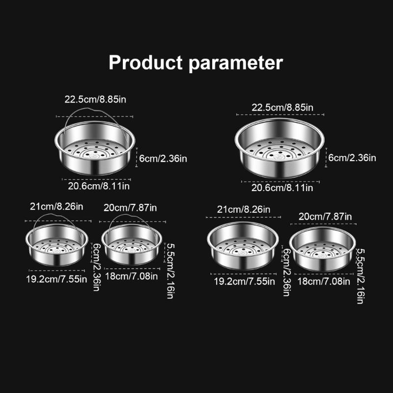 Stainless Steel Steamers Basket Corrosions Resistant Dumplings Steaming Rack Kitchen Accessories for Everyday Use
