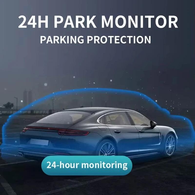 Honsoee U680 Dash Cam - 4K 2160P Front & 1080P Rear Dual Camera with WiFi App Control & 24H Parking Monitor