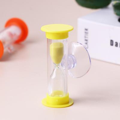 Décorations d'intérieur Rappel de l'heure du brossage des dents Avec ventouse Minuteur de douche Sablier Sablier Entonnoir à temps Ornement de bureau