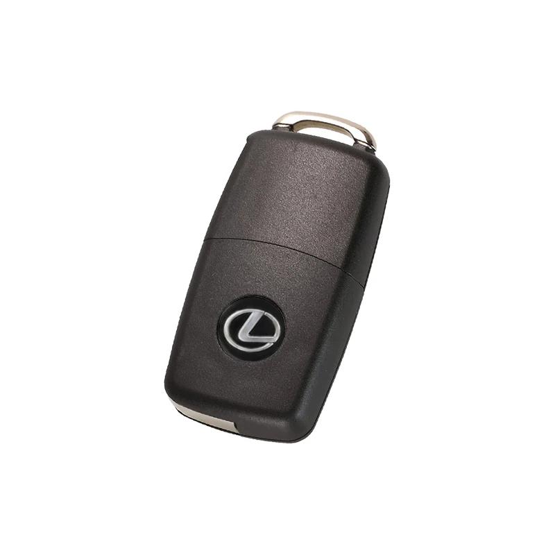 Emblems For Lexus Fsport GX470 RX330 IS250 LX570 LX600 Ct200h RX350 IS300h 5/10PCS/lot 14mm Car Key Shell Square Emblem Symbol S