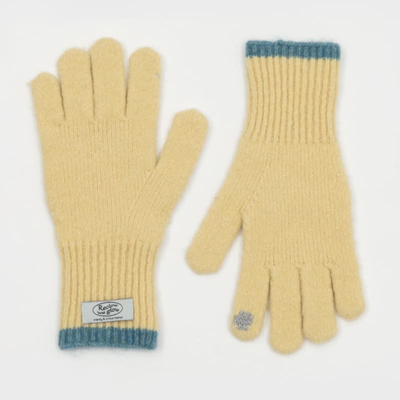 RECLOW FROZEN MUFFLER GLOVE SET LEMON