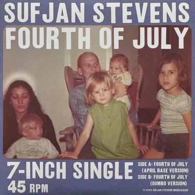 7inch Record SUFJAN STEVENS - Fourth Of July AKR392 Asthmatic Kitty 2022 USA & Cana Rock