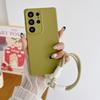 Suitable for Samsung S25 Ultra Mobile Phone Case Liquid Silicone S24Plus Hand Lanyard S23 New S22 Full Cover