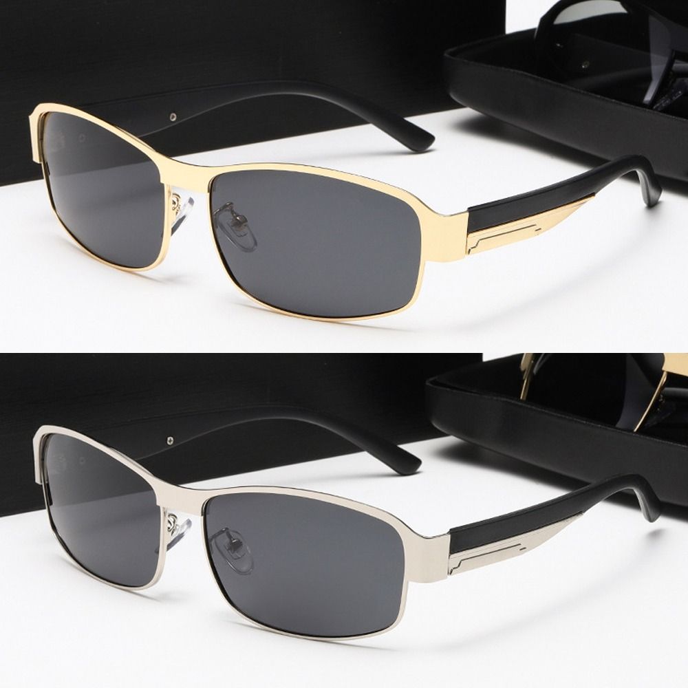 

UV Protective Motorcycle Goggles Metal Outdoor Sunglasses Retro Eyewear золотой