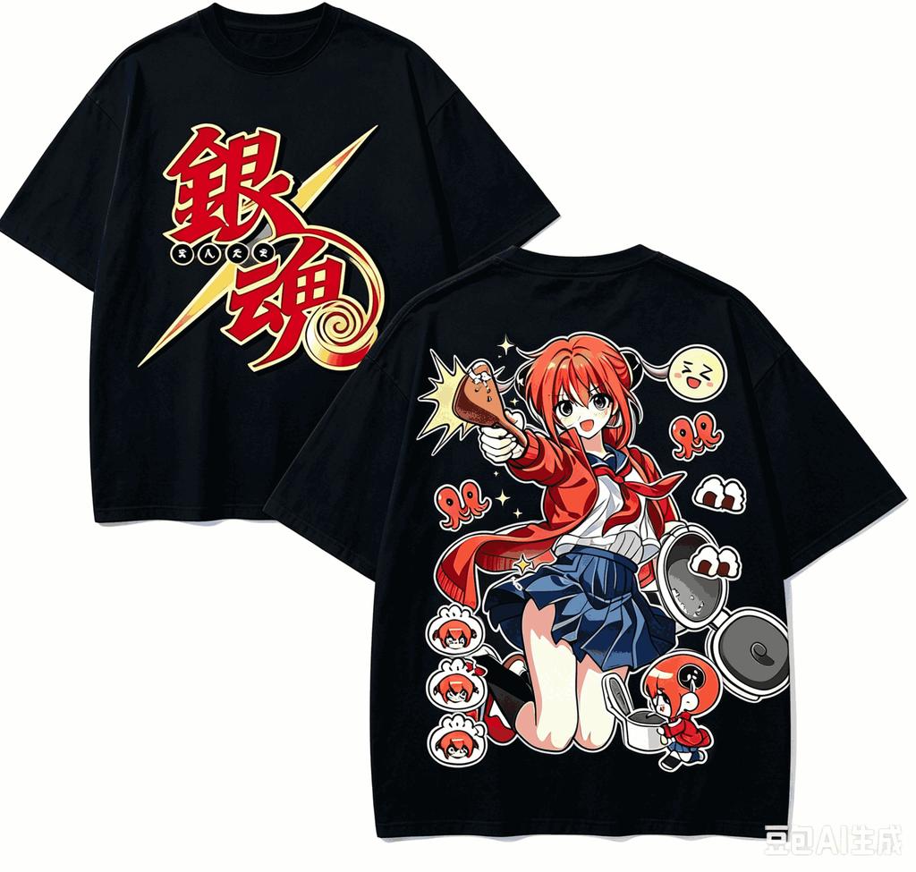 Gintama Anime Lover TShirt Harajuku Cotton NewModel High Street Oversized Unisex Retro Fashion Couples Hot Product Breathable