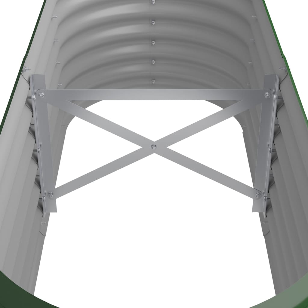 Vidaxl Podwyższona Donica, Malowana Proszkowo Stal, 114X40X36 Cm