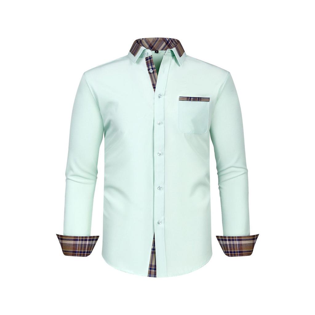 Men's Loose Classic Lapel Multi-pocket Industrial Work Shirt Top