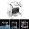 DIY Electronic Kit Mini Weather Forecast Clock Kit OLED Display Connect DIY Soldering Project for Learning
