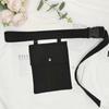 Techwear Style Adjustable Wide Belt With Phone Pocket Woman Outdoor Casual Decorative Waist Belt Bag