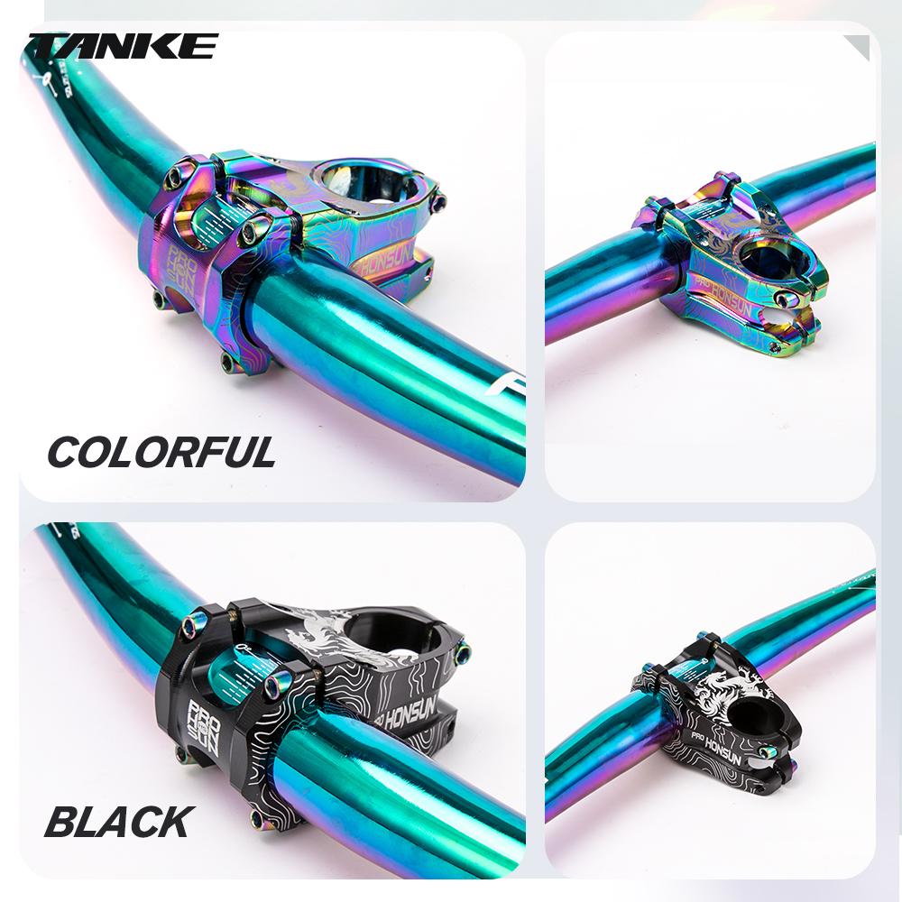 TANKE MTB Mountain Bike Stem Aluminum Alloy Ultralight High Strength Short 31.8×28.6MM Bicycle CNC Stem DH/AM/XC Parts Table 565