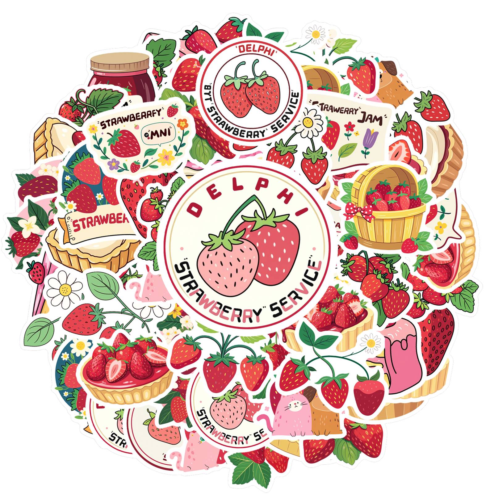 

35pcs-50pcs Playful Fruits Stickers Cartoon Animals Teacher Reward Stickers Stickers For Guitar DIY Skateboard Laptop