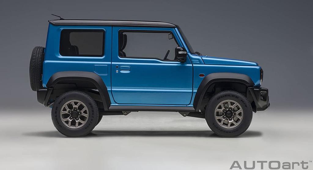 AUTOart Suzuki Jimny Sierra Modrá střecha Hotový produkt 78507 1/18 (JB74) Kovové/černé