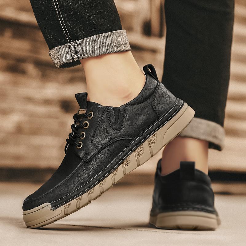 Handmade Men Shoes Casual Leather Shoes For Men Loafers Moccasins Men Flats Shoes Driving Shoes