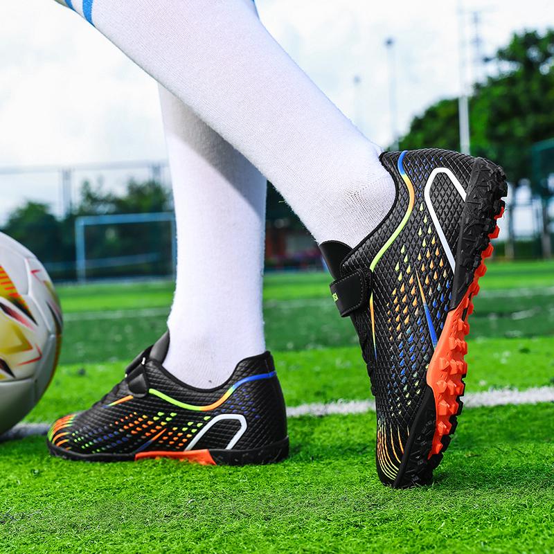 KIDS Football Shoes TFSpike Kid's Professional Artificial Turf Training Football Boots for Girls Soccer Shoes
