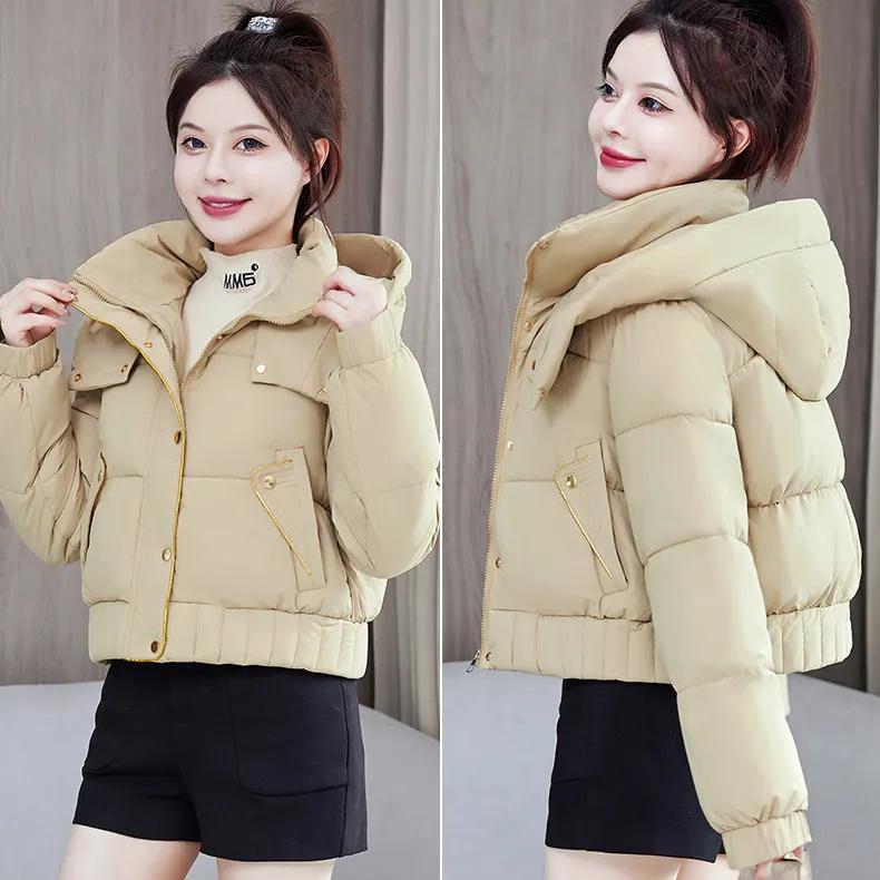 Fashion Down Padded Jacket Women's Short Loose Thick Winter Padded Jacket Small Padded Jacket Temperament Jacket