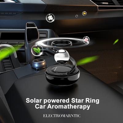 Solar Car Rotating Aromatherapy Perfume Diffuser Levitation Rotating Auto Lasting Fragrance Air Purifier Car Interior Accessorie