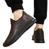 Men's Leather Boots with for Winter Cold Short Boots