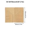 Multi-Functional Kraft Paper File Folder Portable Refillable Insert Cards Organizer Travel Journals Accessories Business Trip