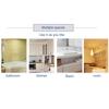 2 PCS Silver Towel Rack Punch Free Hanging Towel Holder  Home Kitchen Bathroom